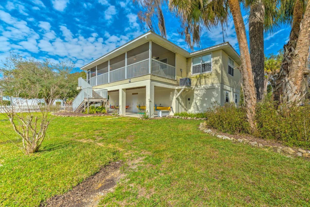 Withlacoochee River House With Dock And Kayaks! Yankeetown Dış mekan fotoğraf